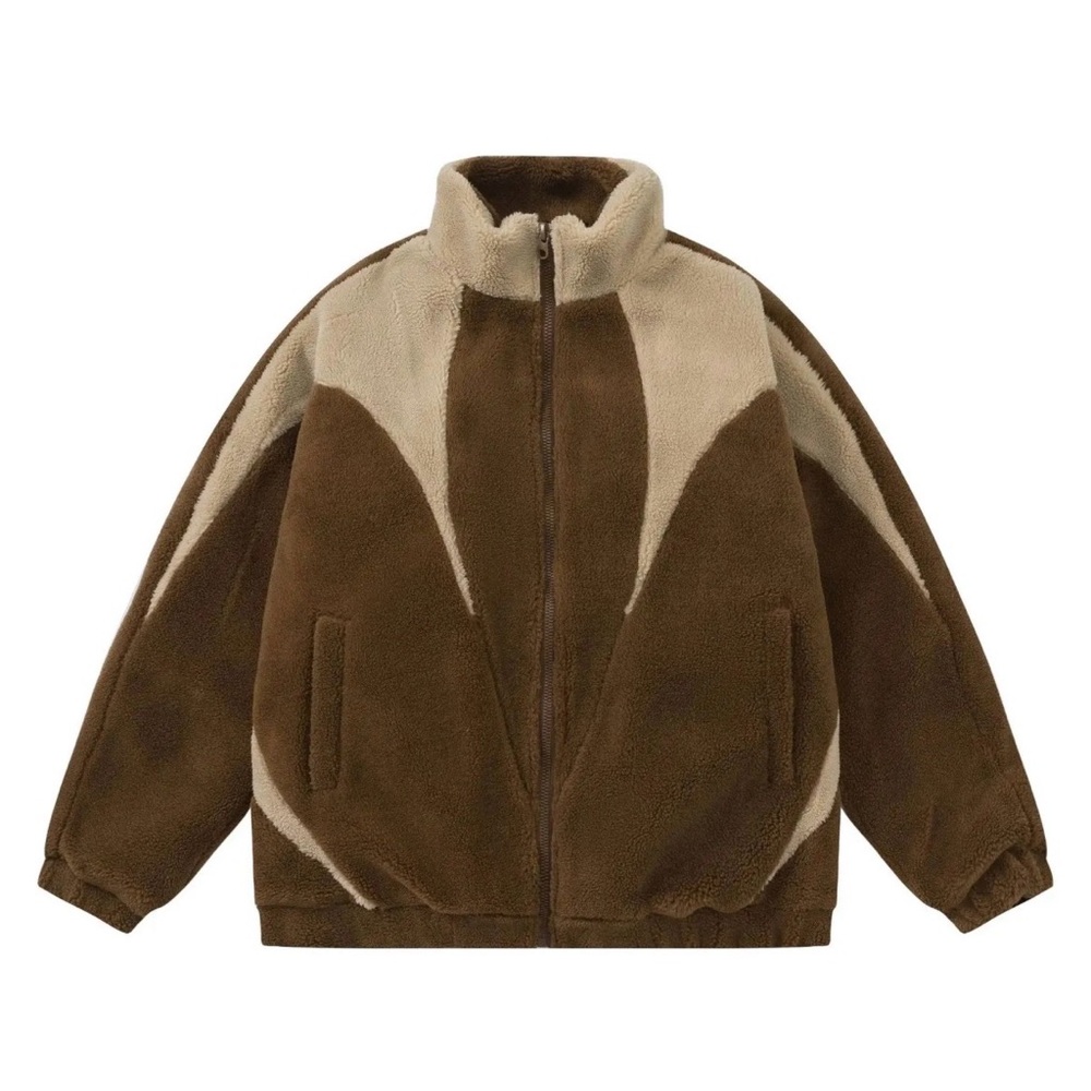 Men's Brown Sherpa Jacket